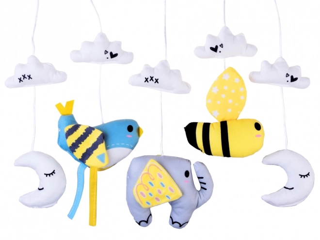 Wind-up Baby Mobile with Plush Animals