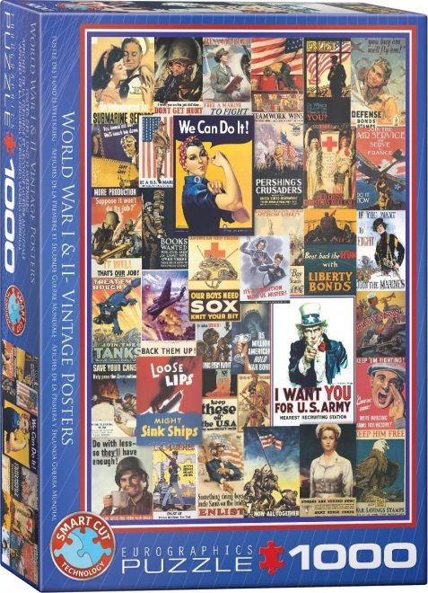 Eurographics World War Posters Puzzle 1000 Pieces