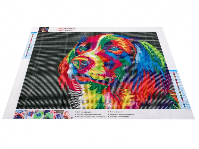 Diamond Painting Dog 40x30cm