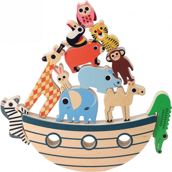 Vilac Balancing Game Noah's Ark with Animals