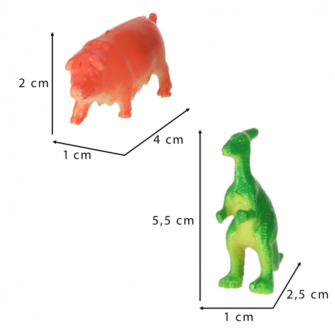 Animal Figures Set - Dinosaurs, Marine, Safari & Domestic