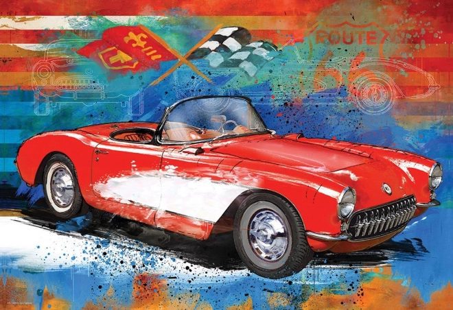 Eurographics Corvette Tin Box Puzzle 550 Pieces