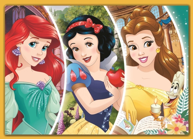 Trefl Disney Princess Happy Day 4-in-1 Puzzle Set