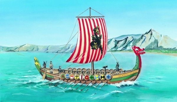 Viking Ship Drakkar Model Kit