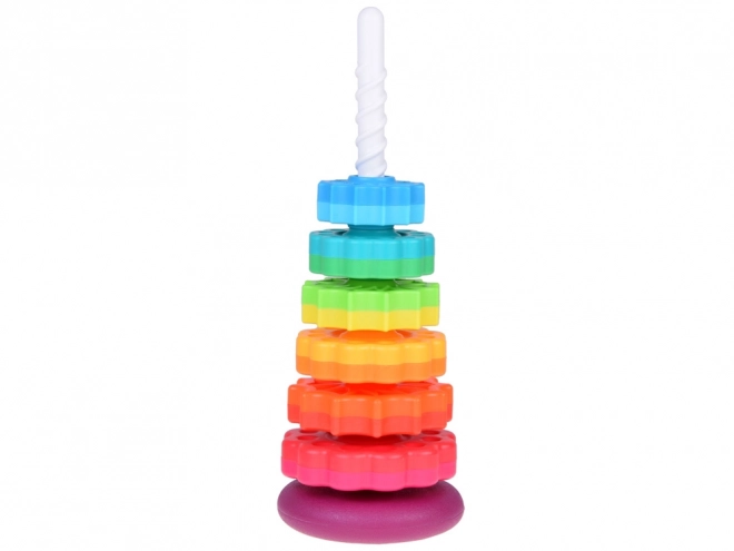 Colorful Stacking Pyramid Toy