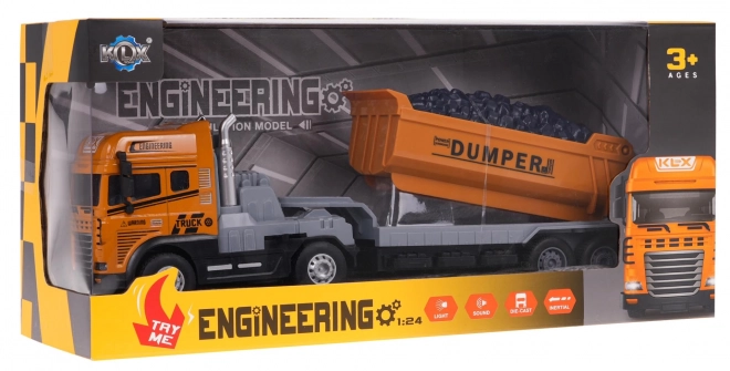 Interactive Construction Dump Truck with Lights and Sounds