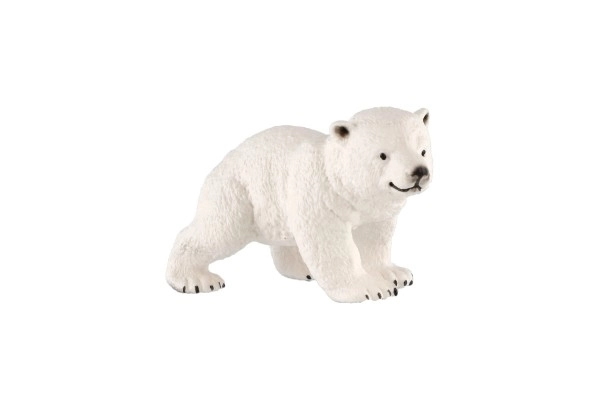 Polar Bear Cub Plastic Figure 6cm