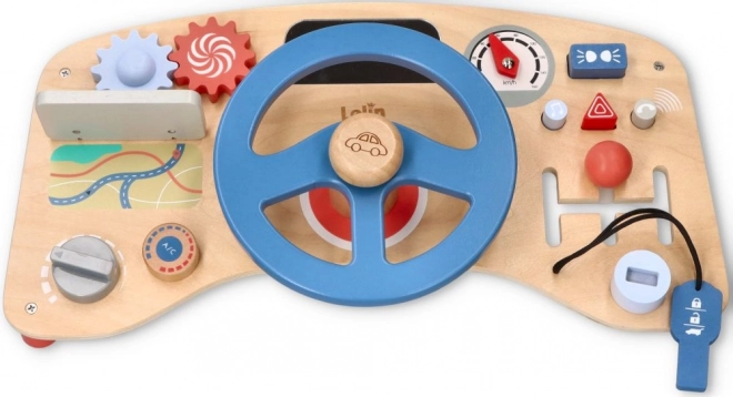 Wooden Steering Wheel for Kids