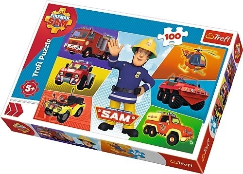 Fireman Sam Vehicles Puzzle 100 Pieces