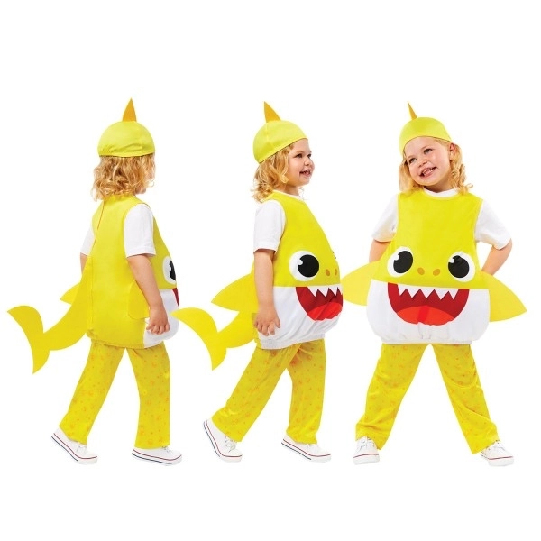 Baby Shark Costume Yellow 3-4 Years