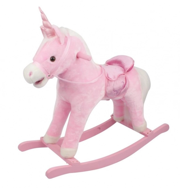 Pink Rocking Unicorn with Sound