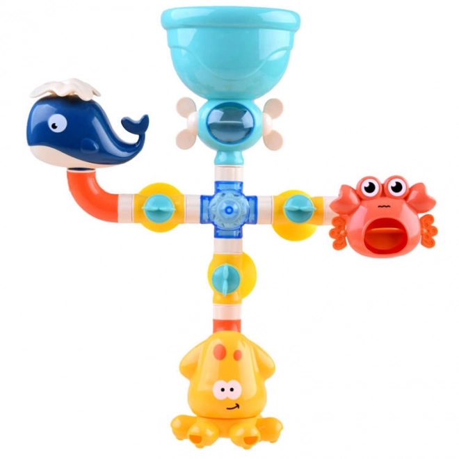 Bath Toy Overflow Fountain with Sea Animals