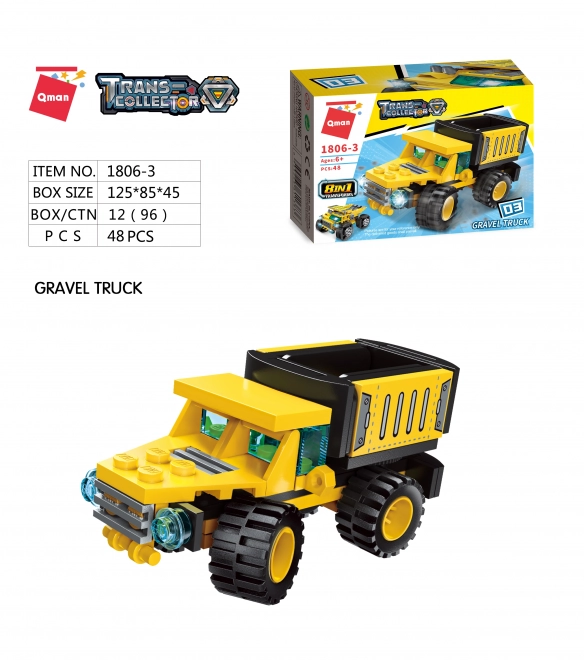 Qman Heavy Transporter Mini Construction Set