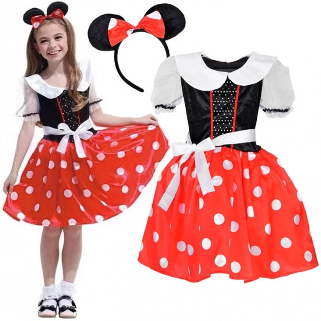 Charming Minnie Mouse Costume for Girls