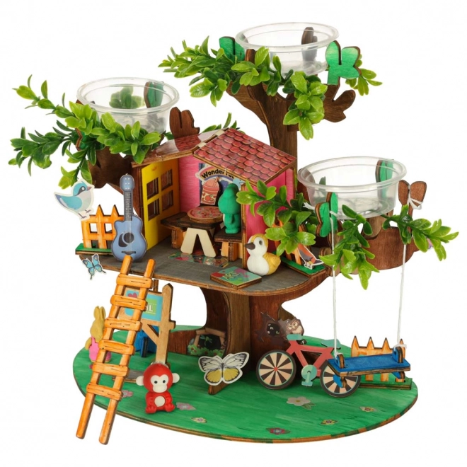 Creative Treehouse Building Set with Accessories