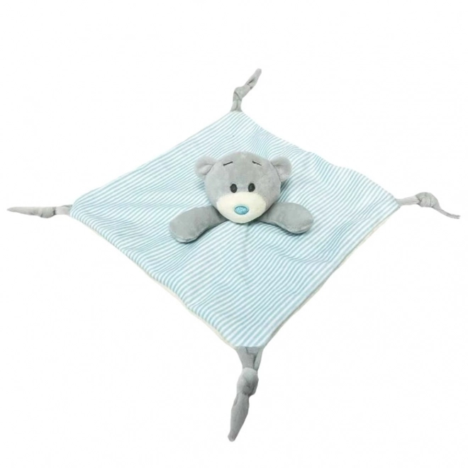 Miluś the Hugging Bear in Blue and Cream