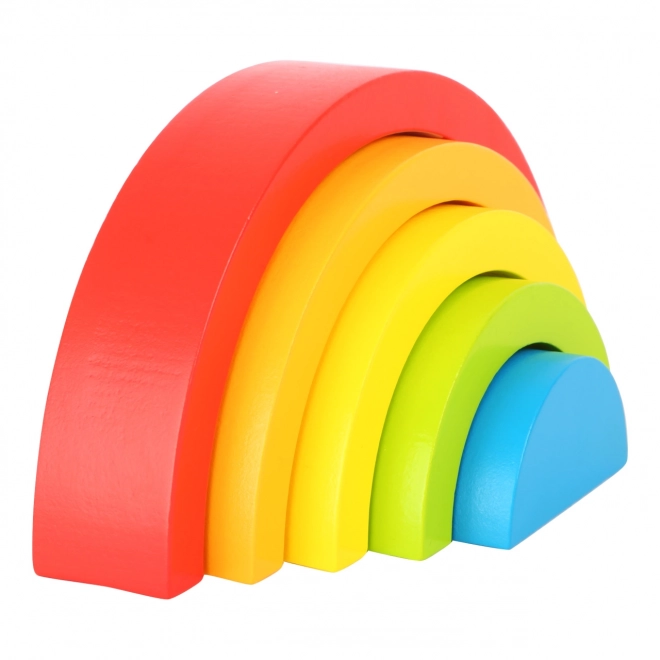 Small Foot Stacking Rainbow Blocks