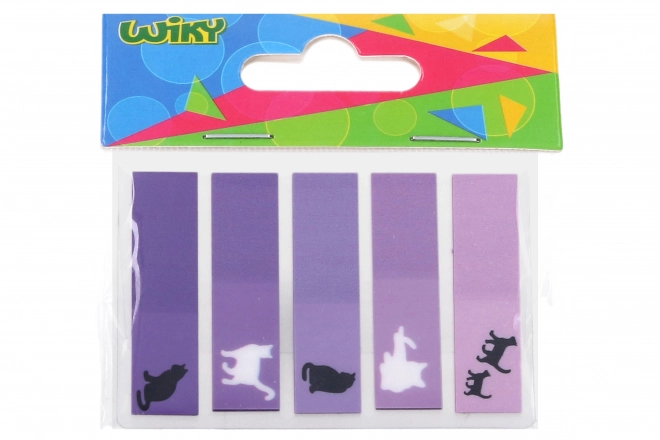 Adhesive Note Strips Cat Design