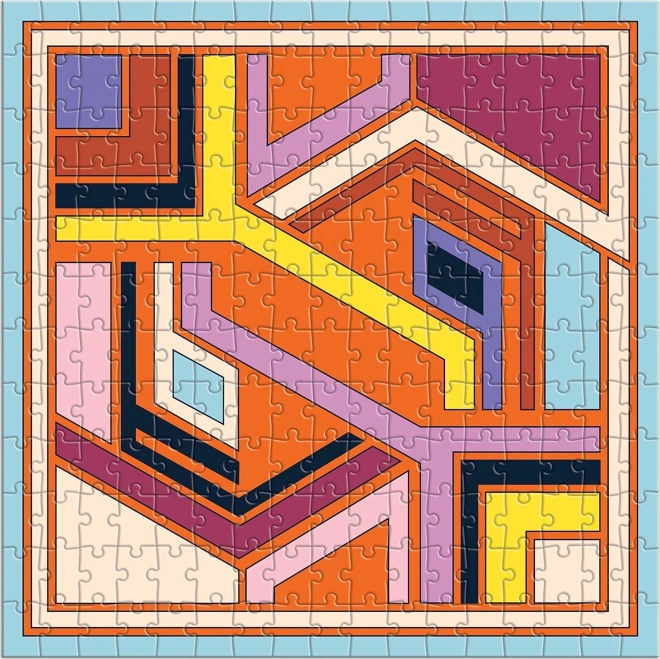 GALISON Square Puzzle Frank Lloyd Wright: Textile Blocks 4x200 pieces