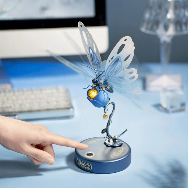 3D Mechanical Blue Butterfly Model Kit