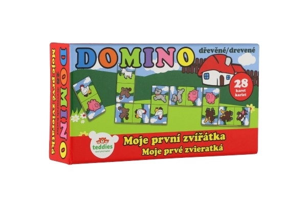 Domino My First Animals Wooden Game