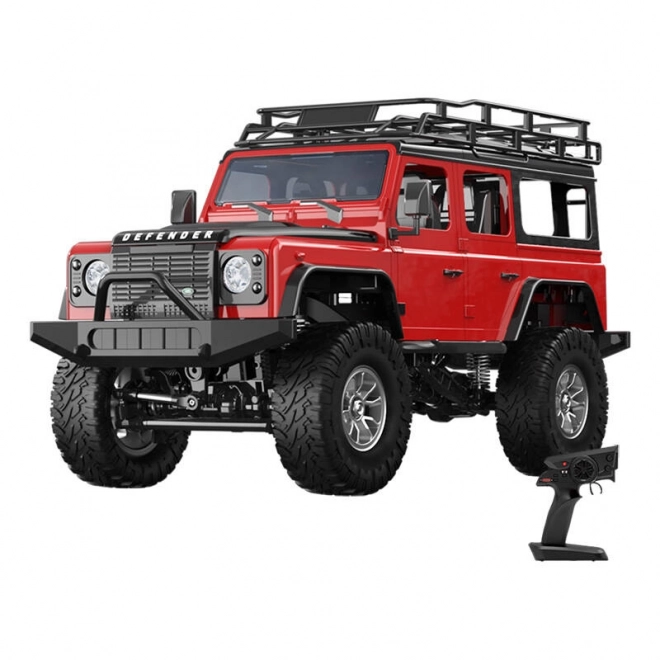 Remote-controlled land rover defender toy car