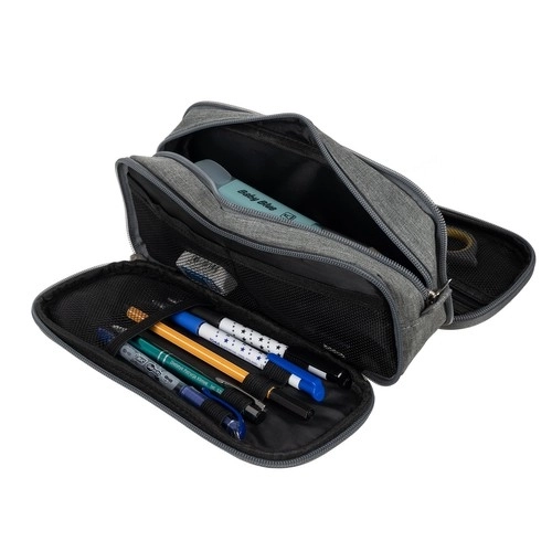 Expandable Gray Pencil Case