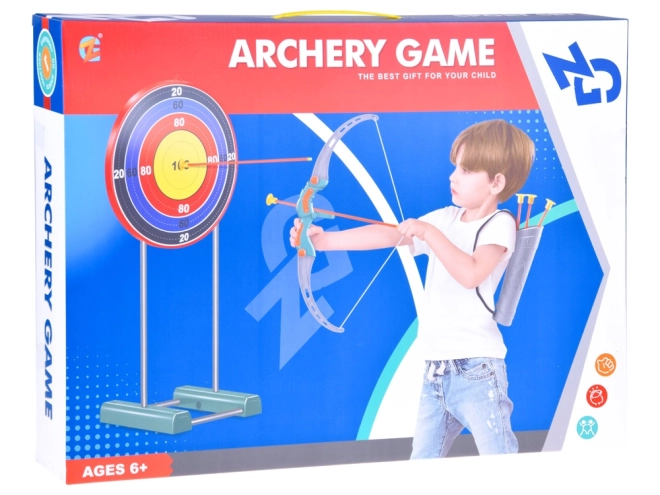 Kids Archery Set with Bow, Target, and Quiver