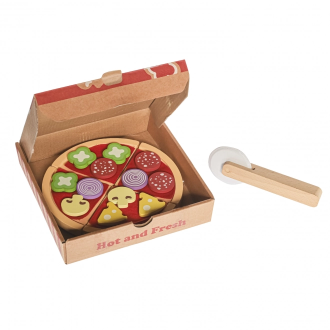 Wooden Pizza Playset