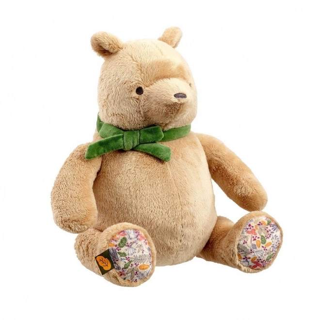 Plush Winnie the Pooh with Green Bow