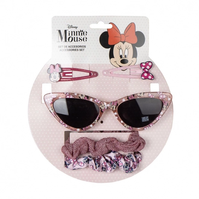 Minnie Hair Accessories and Sunglasses Set