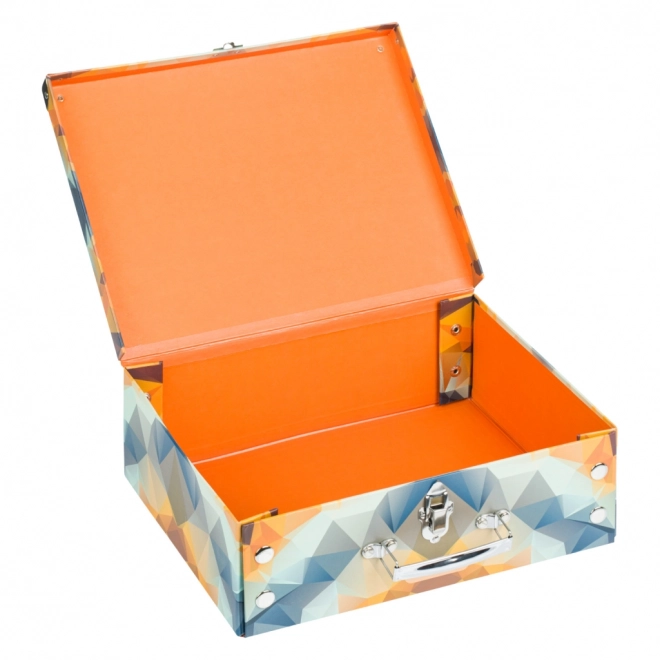 Foldable School Suitcase Tiger with Metal Fittings