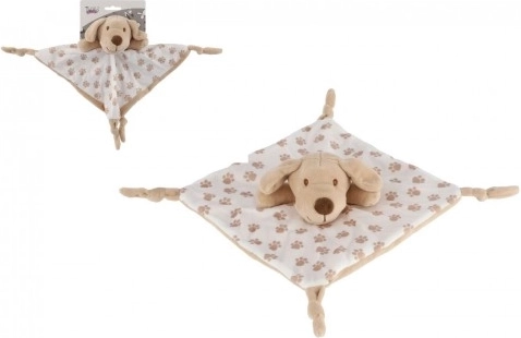 Plush Dog Miluś beige 25x25 cm
