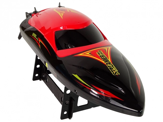 Red RC Speedboat 35 km/h