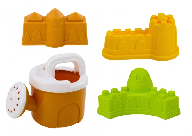 Pink Sand Toy Set with Windmill and Castle Molds