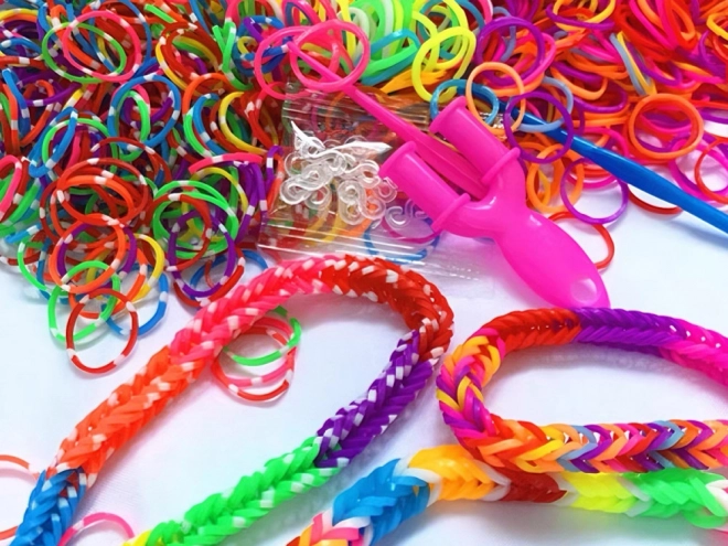 Magic Loom Band Bracelet Kit 4500 Pieces