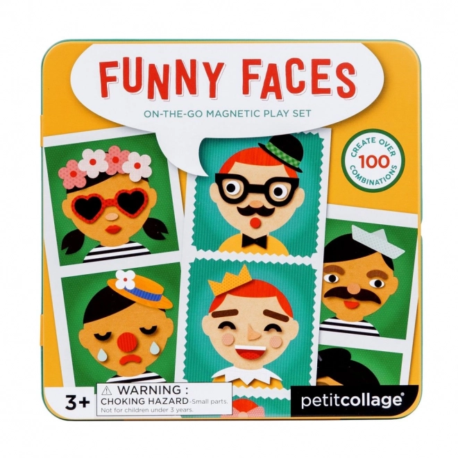 Magnetic Puzzle Cheerful Faces