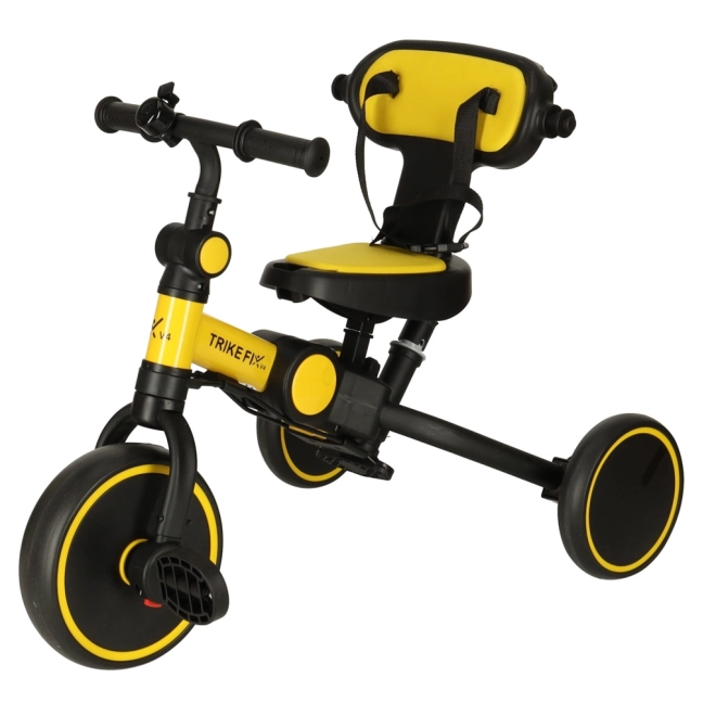 Yellow and Black Trike Fix V4 with Canopy – Yellow and Black