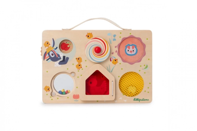 Lilliputiens Wooden Activity Panel - Farm Adventure