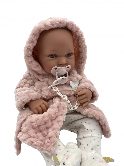 Realistic Newborn Baby Doll with Full Vinyl Body - 42 cm