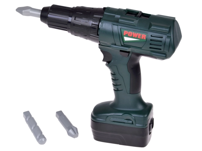 Workbench Tool Set with Battery-Powered Drill