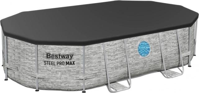 Selbsttragendes Schwimmbecken Bestway Power Steel Swim Vista 427 x 250 x 100 cm
