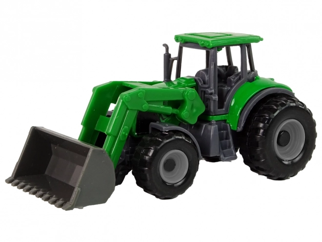 Small Green Tractor Bulldozer Toy