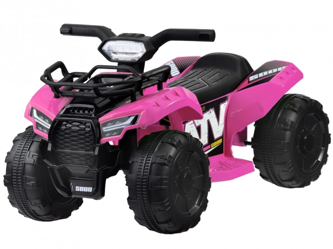 Children's Battery-Powered Quad with Lights – green