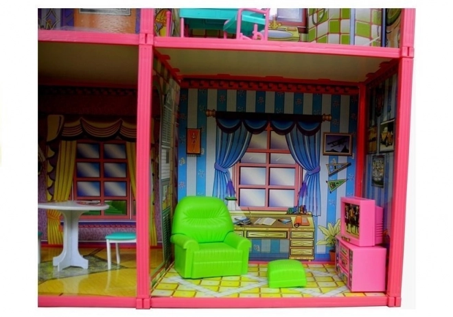 Large Dollhouse Villa with Furniture