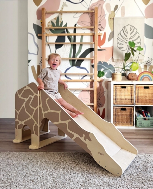 Small foot Slide Giraffe for Indoor Spaces “Wildlife”