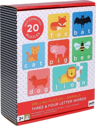 20 zelfcorrigerende dierenpuzzels