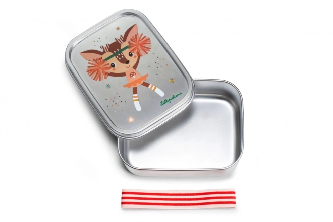 Stainless Steel Snack Box - Stella the Reindeer