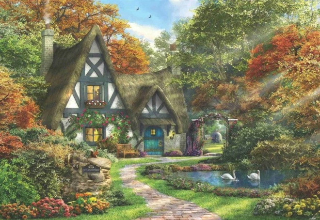 Autumn Cottage 2000 Piece Puzzle