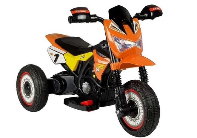 Kids Orange Electric Tricycle Motorcycle